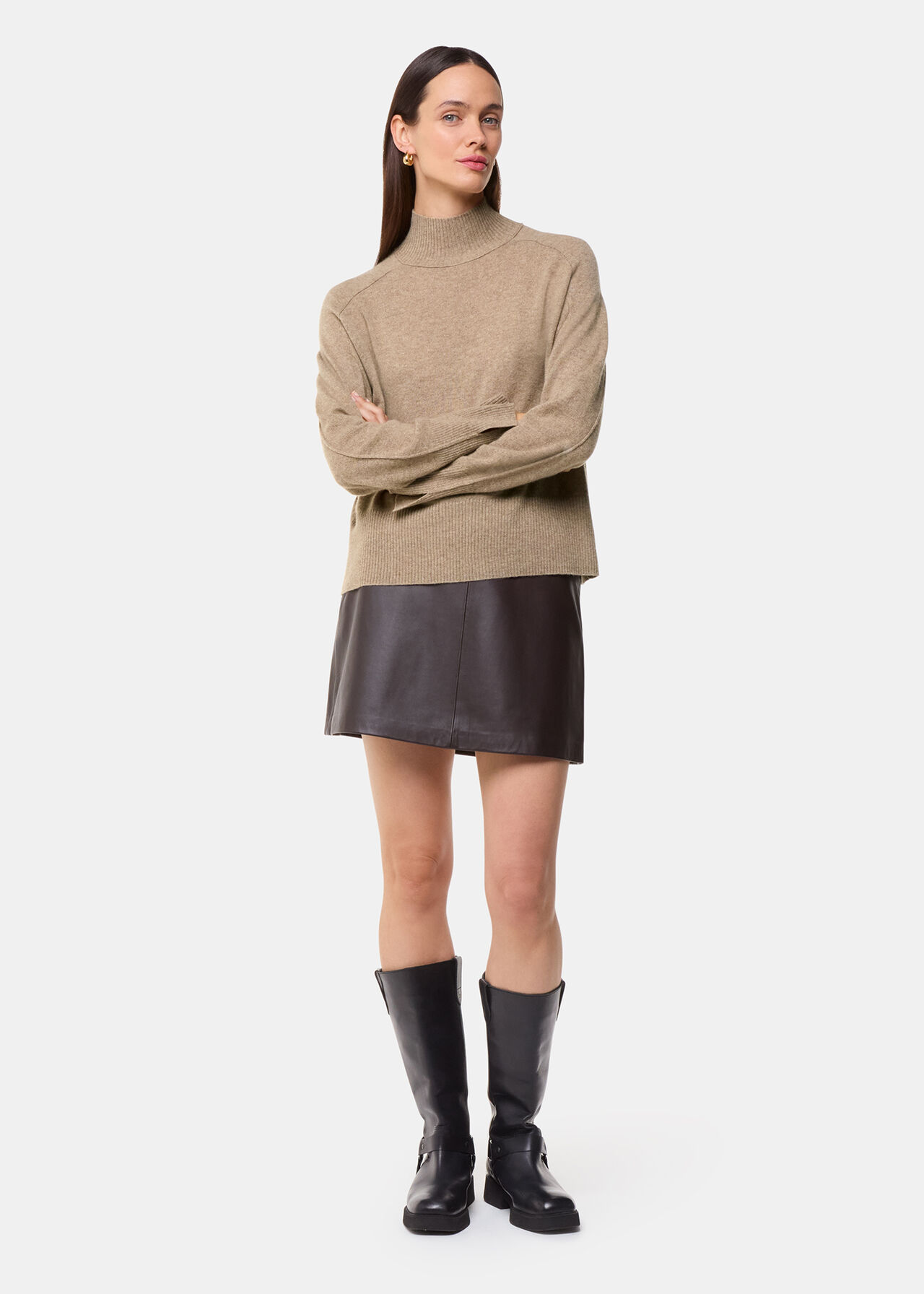 Cashmere Funnel Neck
