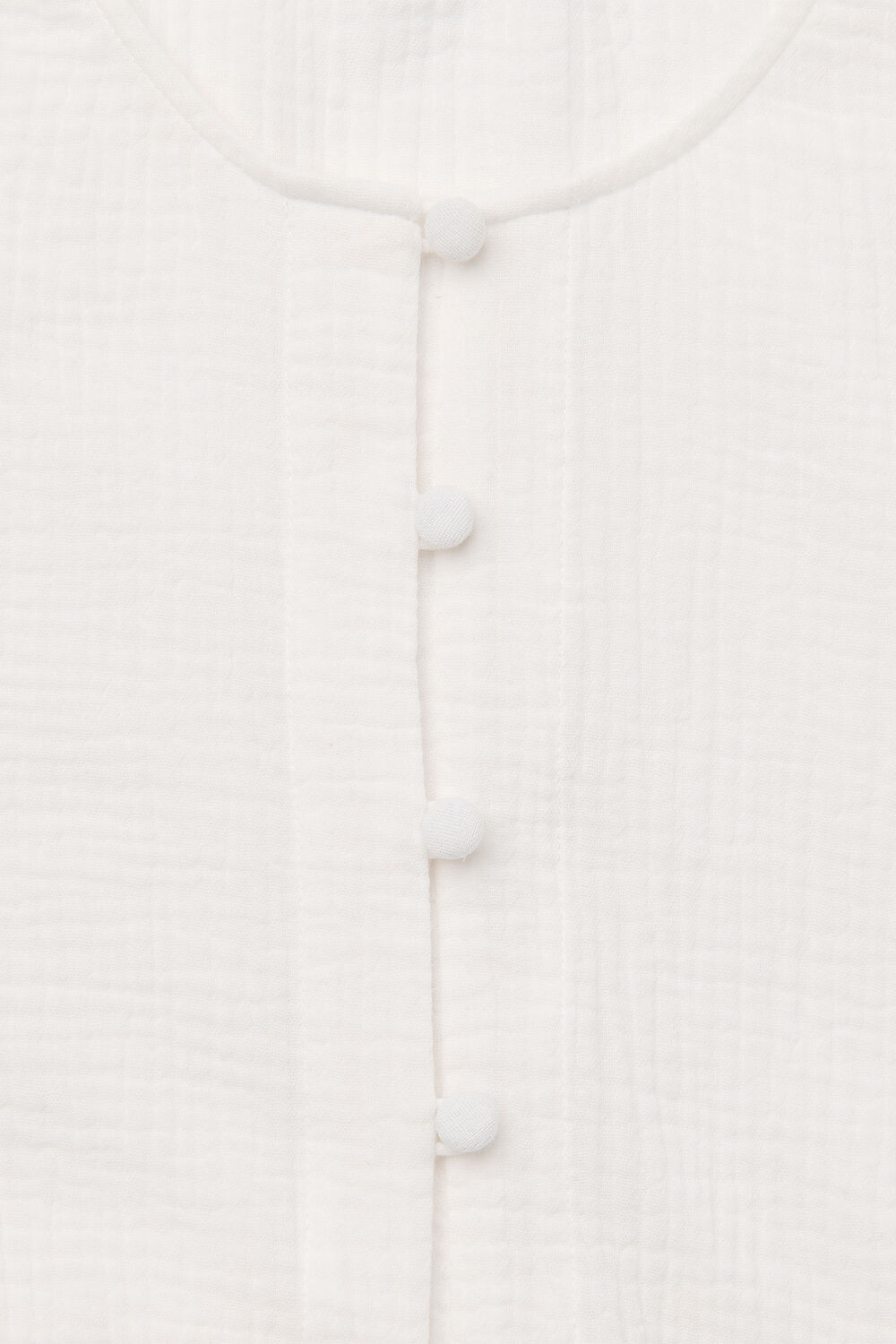 Cotton Frill Peplum Blouse