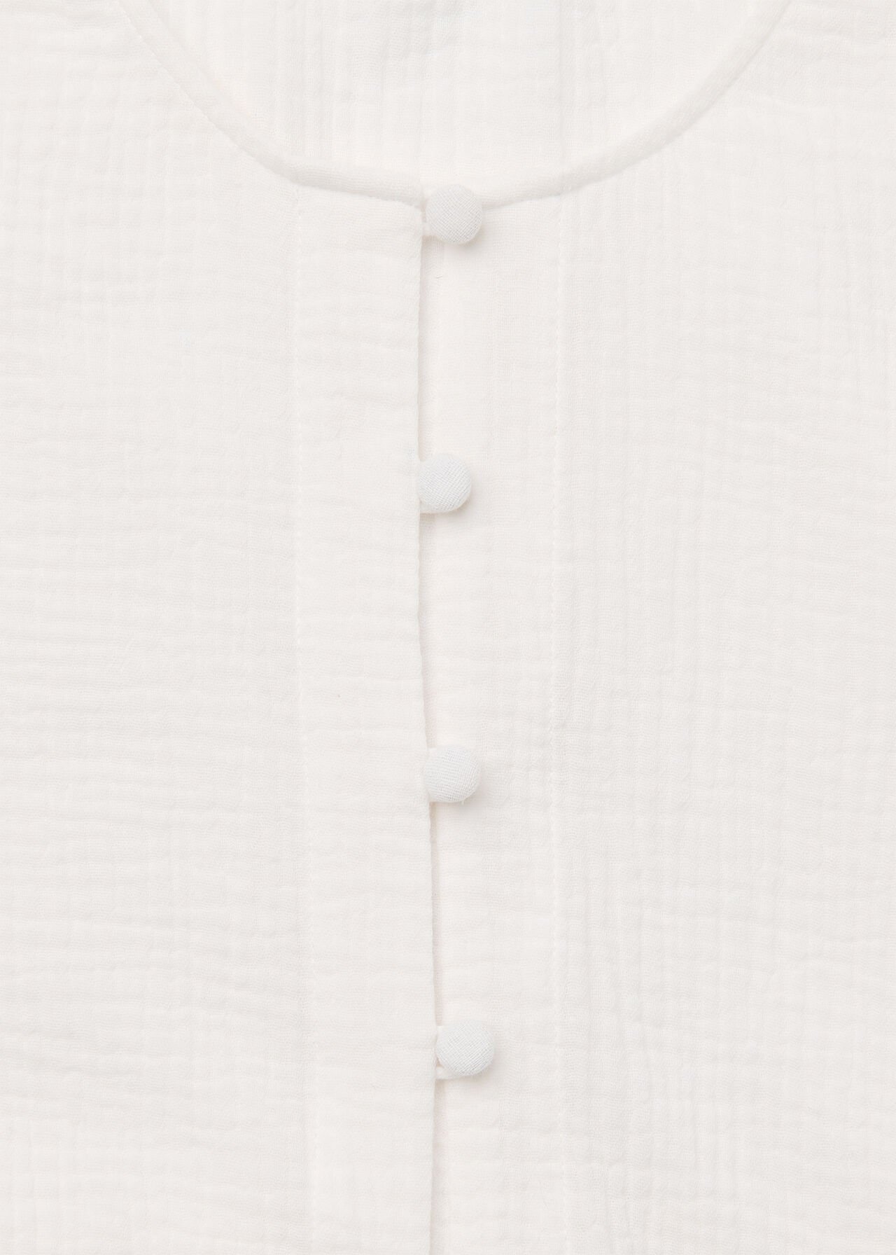 Cotton Frill Peplum Blouse