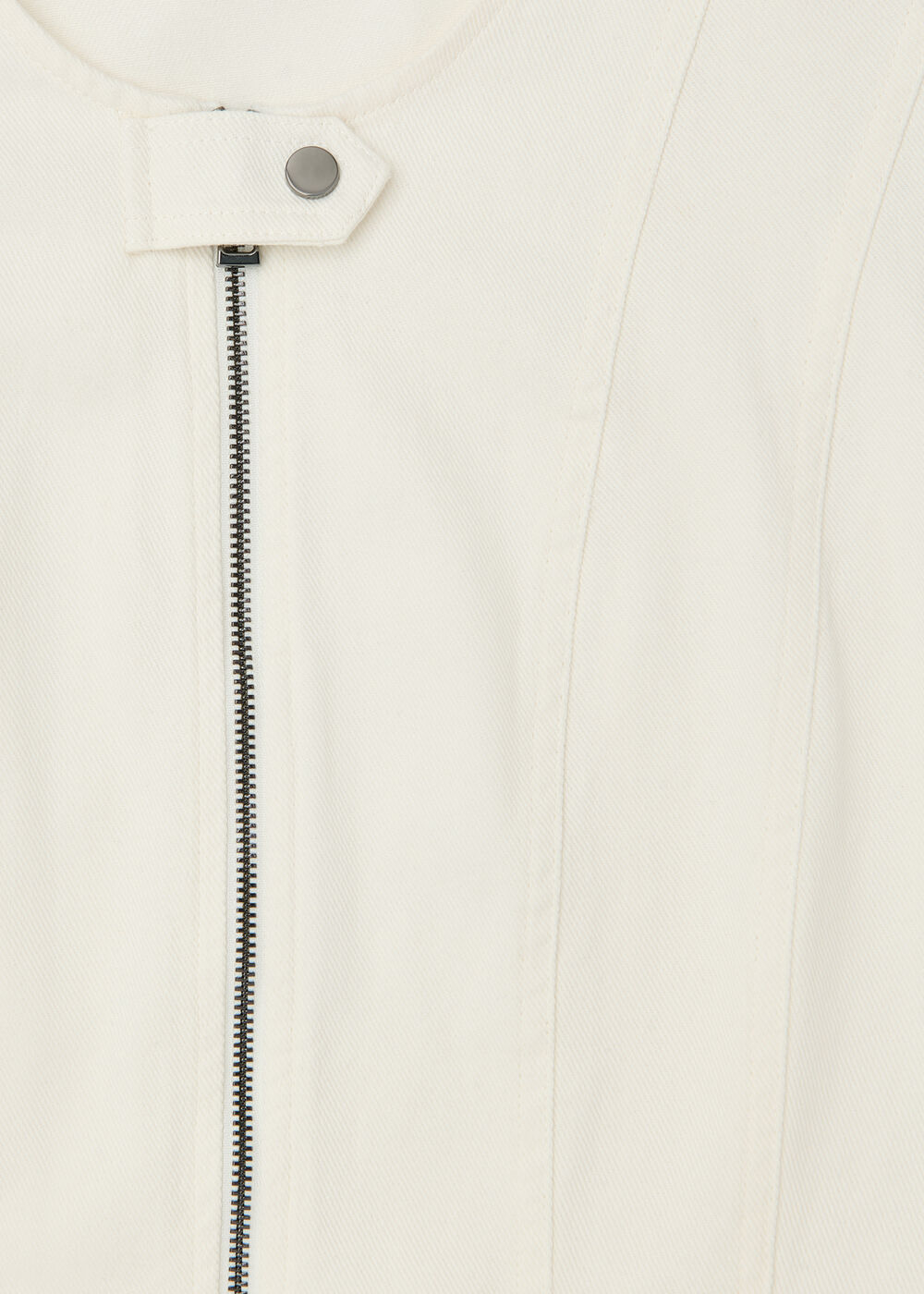 Denim Zip Detail Dress