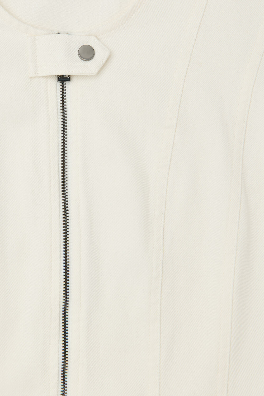 Denim Zip Detail Dress