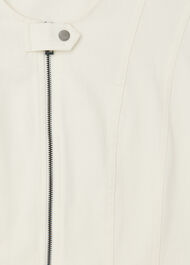 Denim Zip Detail Dress