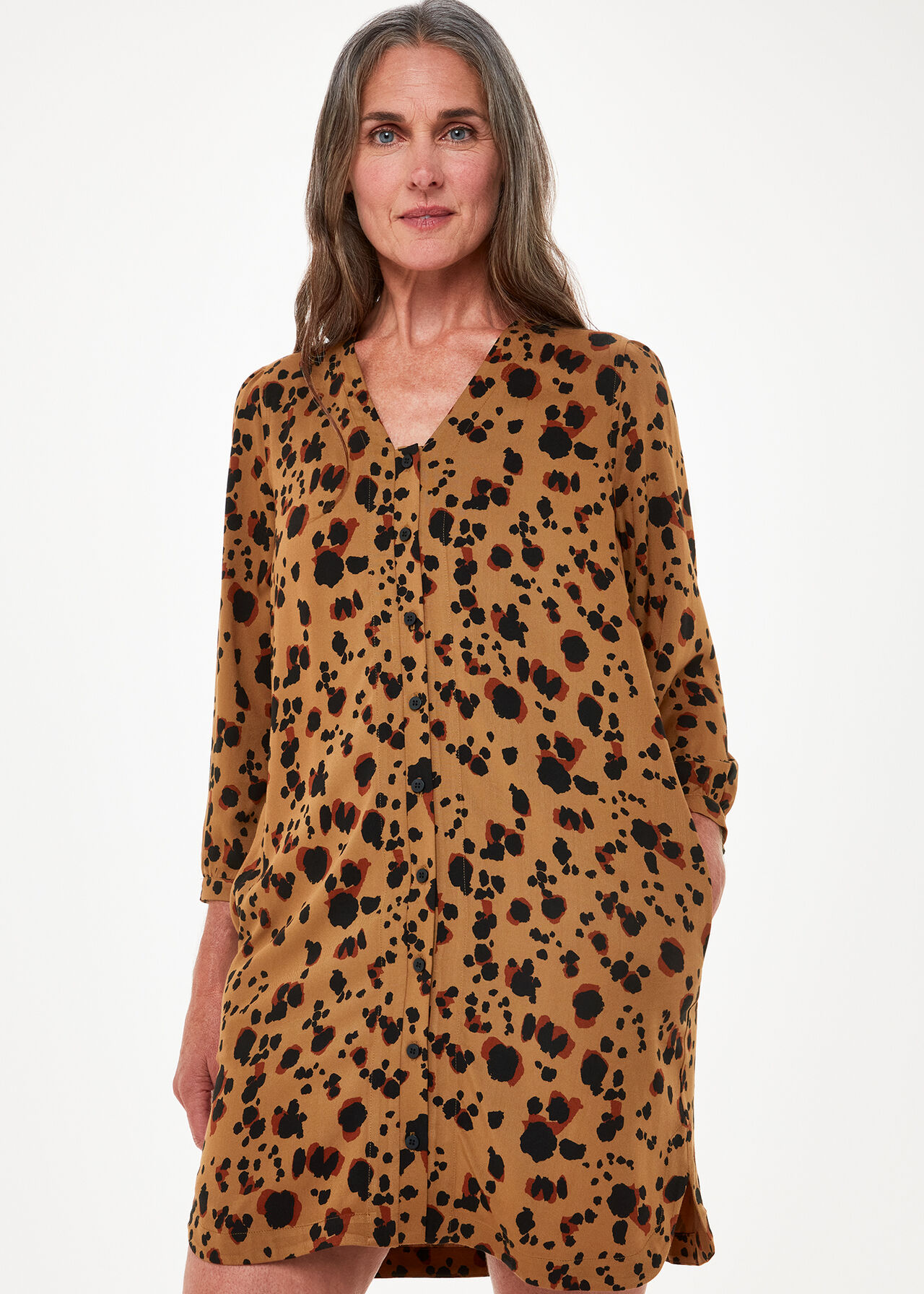 Leopard Print Striking Leopard Print Dress | WHISTLES | Whistles UK