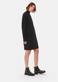 Cashmere Funnel Neck Dress