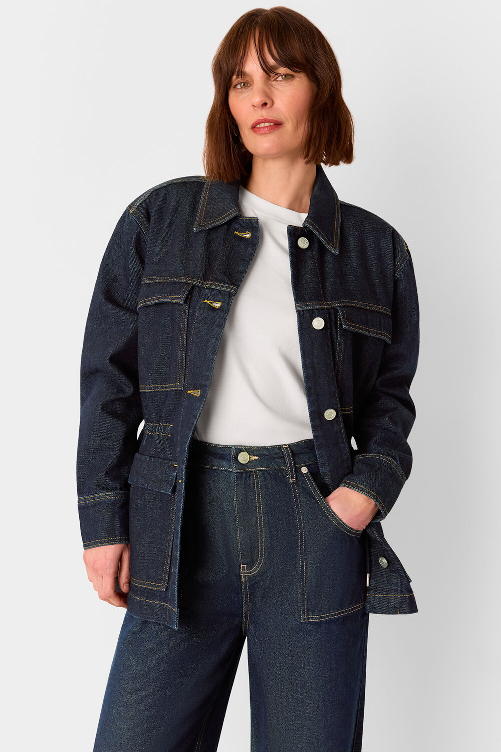 Drawstring Waist Jacket