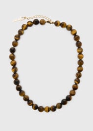 Tiger Eye Beaded Necklace