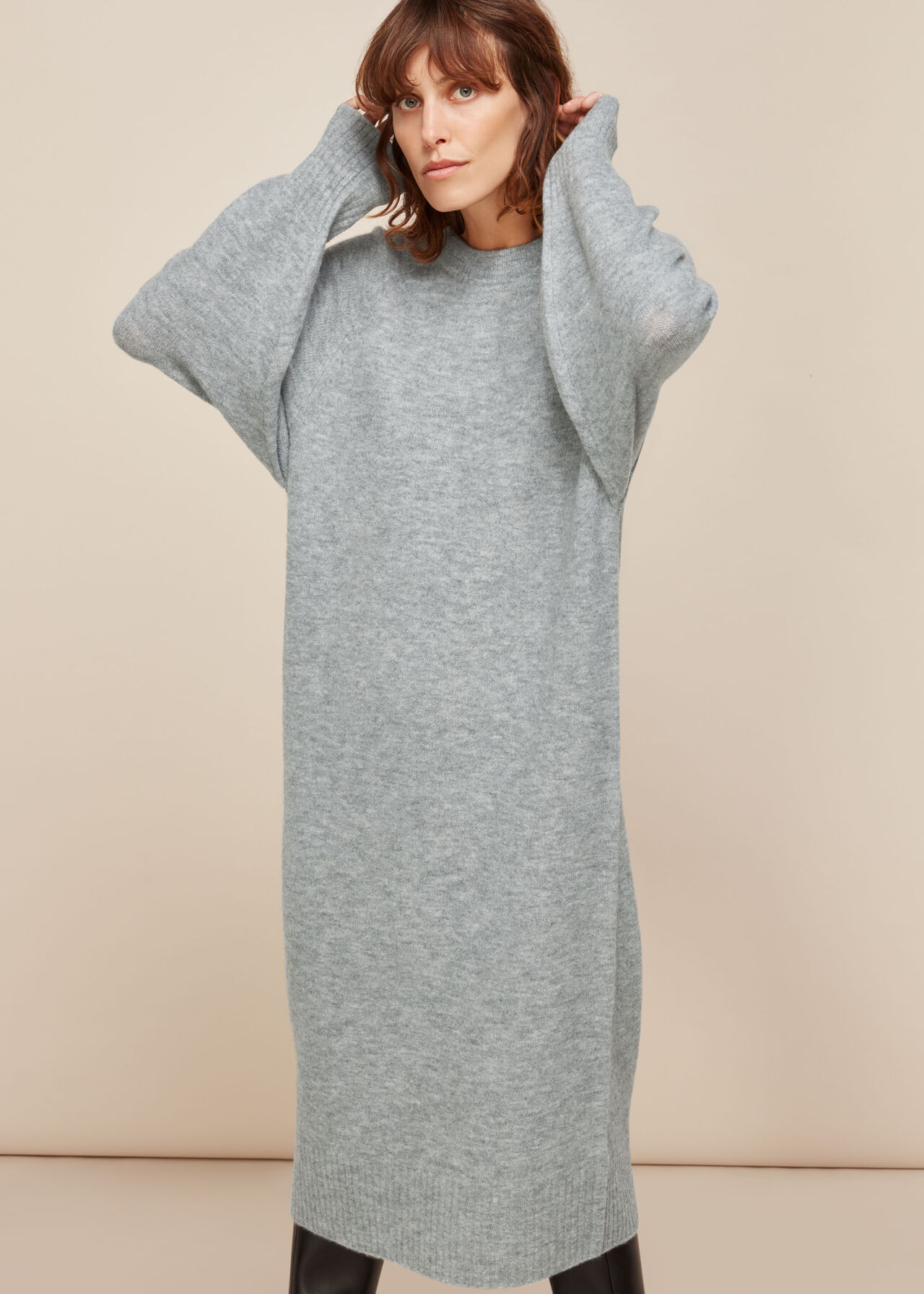 Midi Length Knit Dress