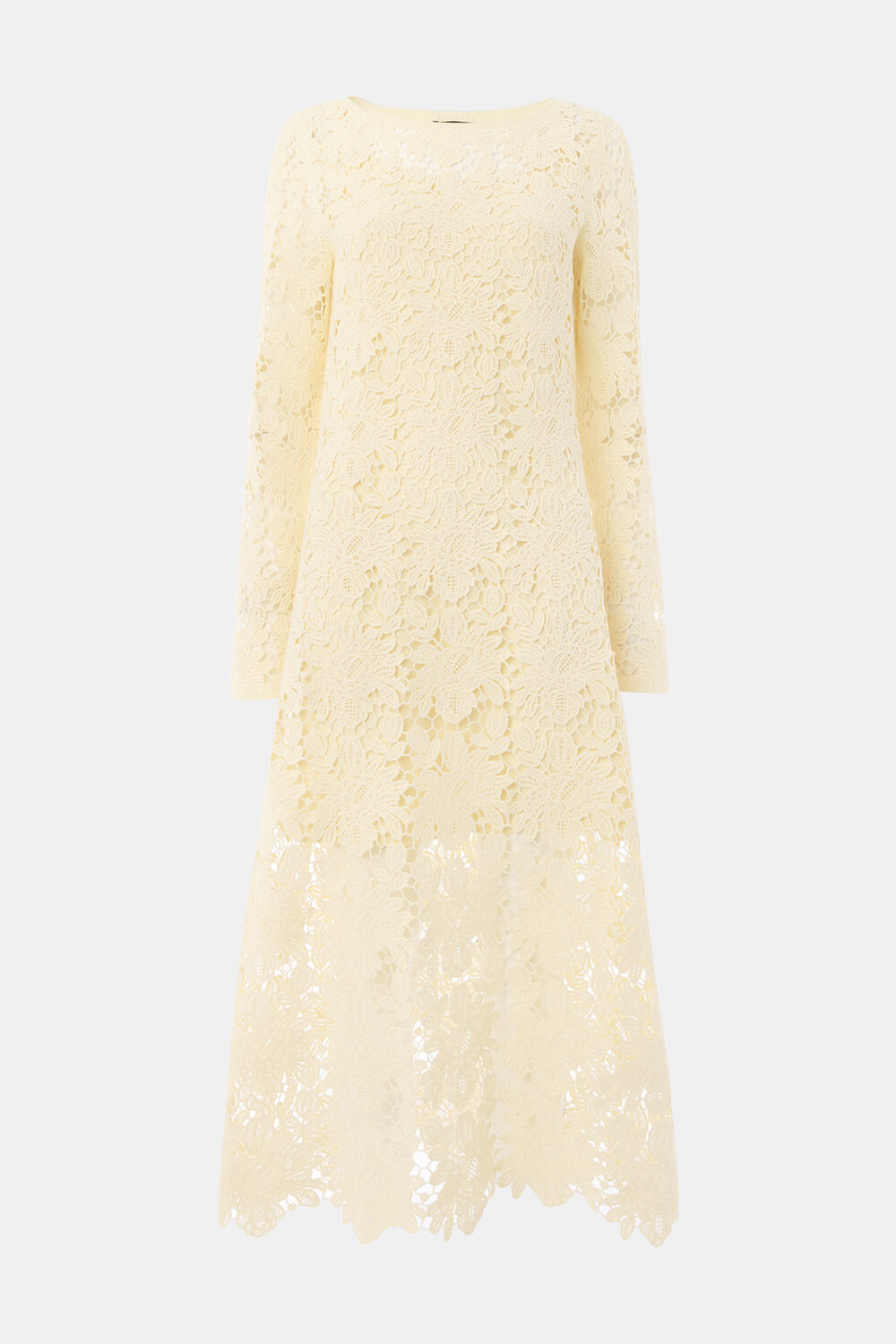Floral Crochet Knit Dress