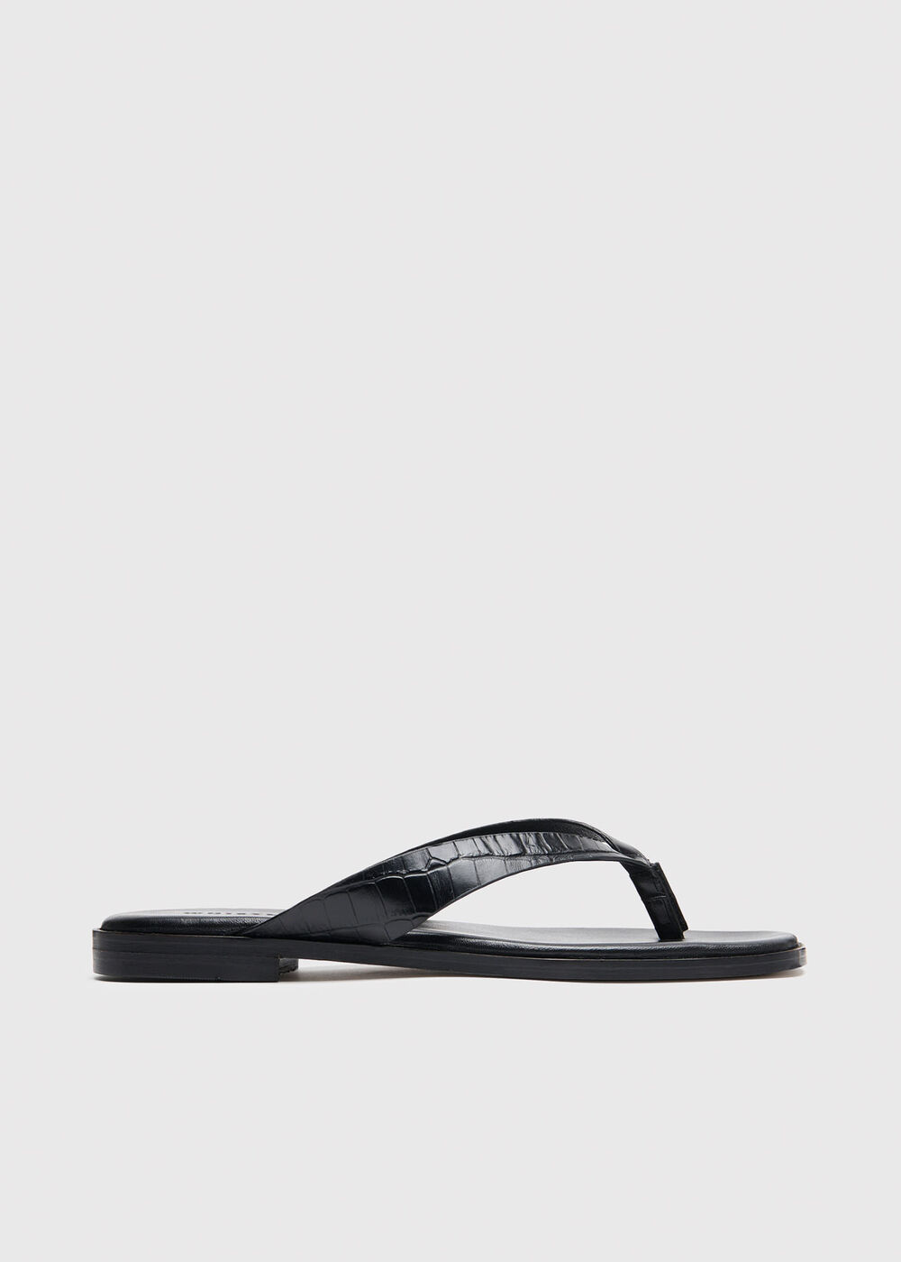 Croc Embossed Flip Flop