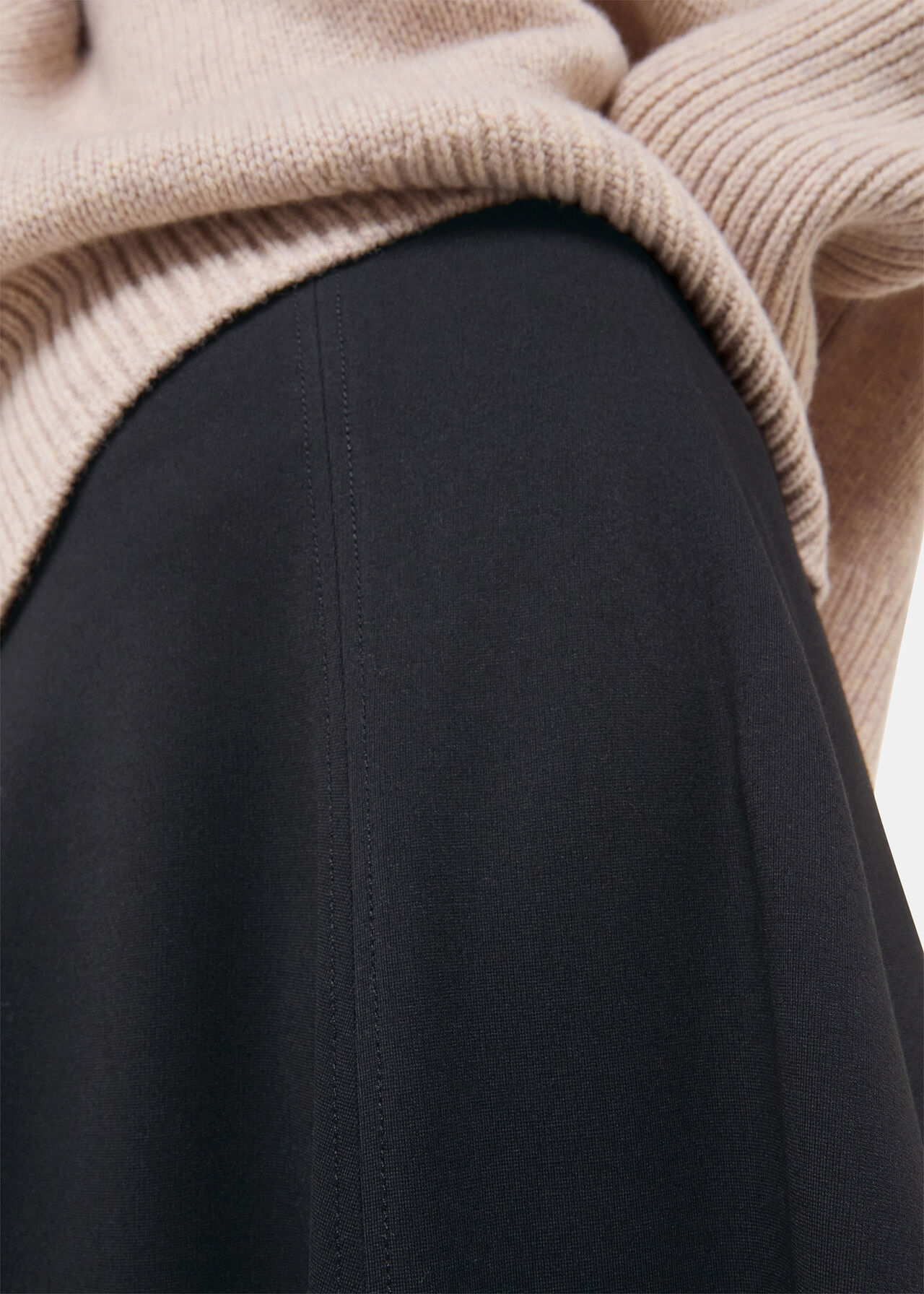Ponte Full Skirt