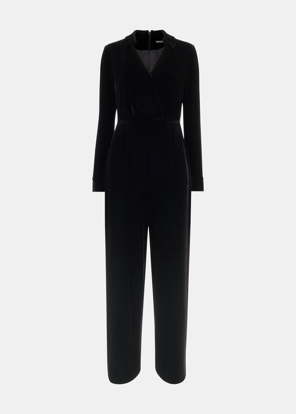 Wrap Velvet Jumpsuit