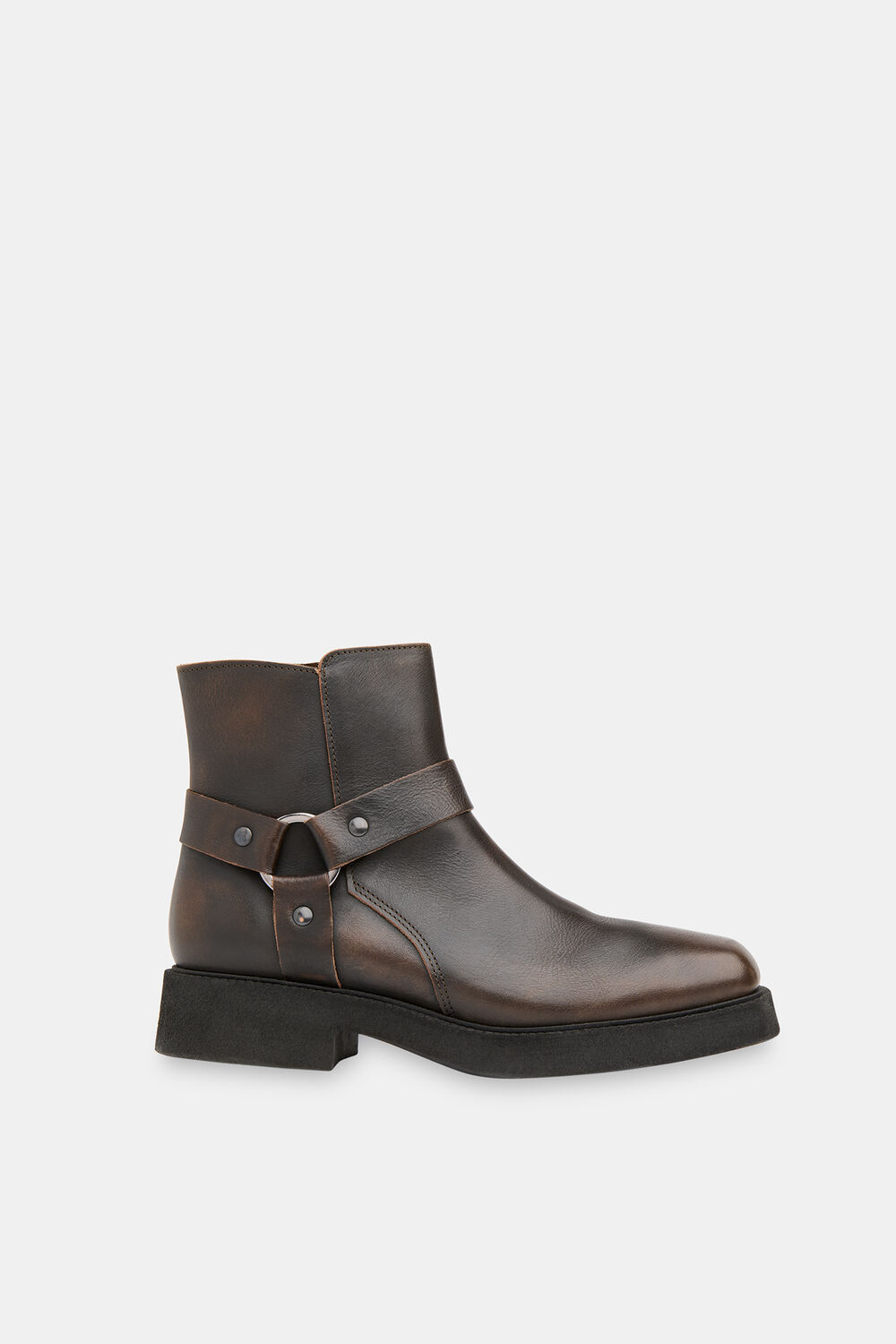 Matteo Burnished Biker Boot