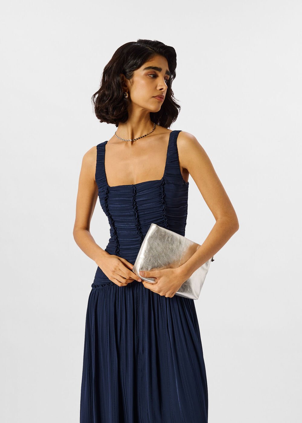 Shirred Bodice Dress