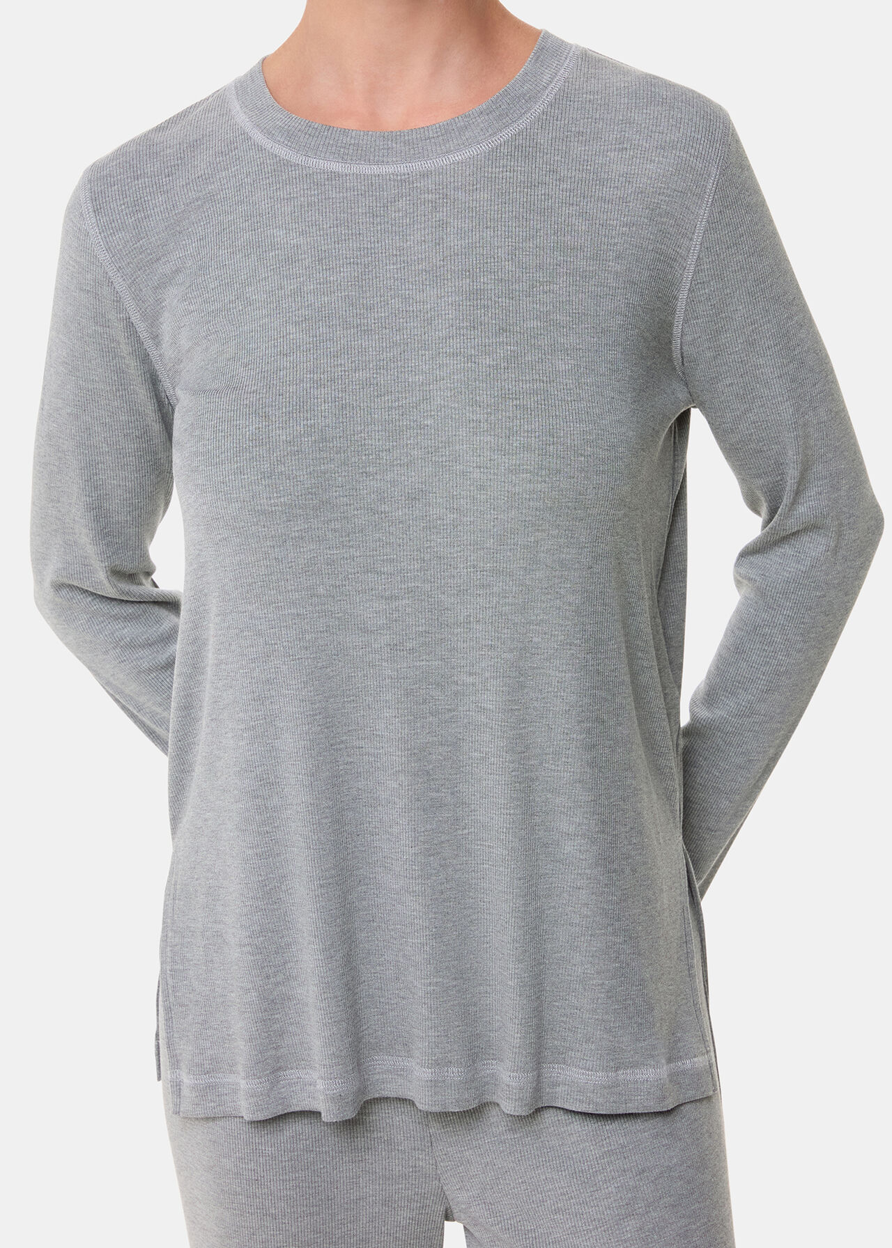 Rib Jersey Pyjama Top