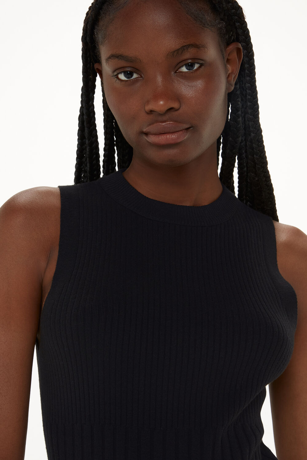 Ida Rib Detail Knit Dress