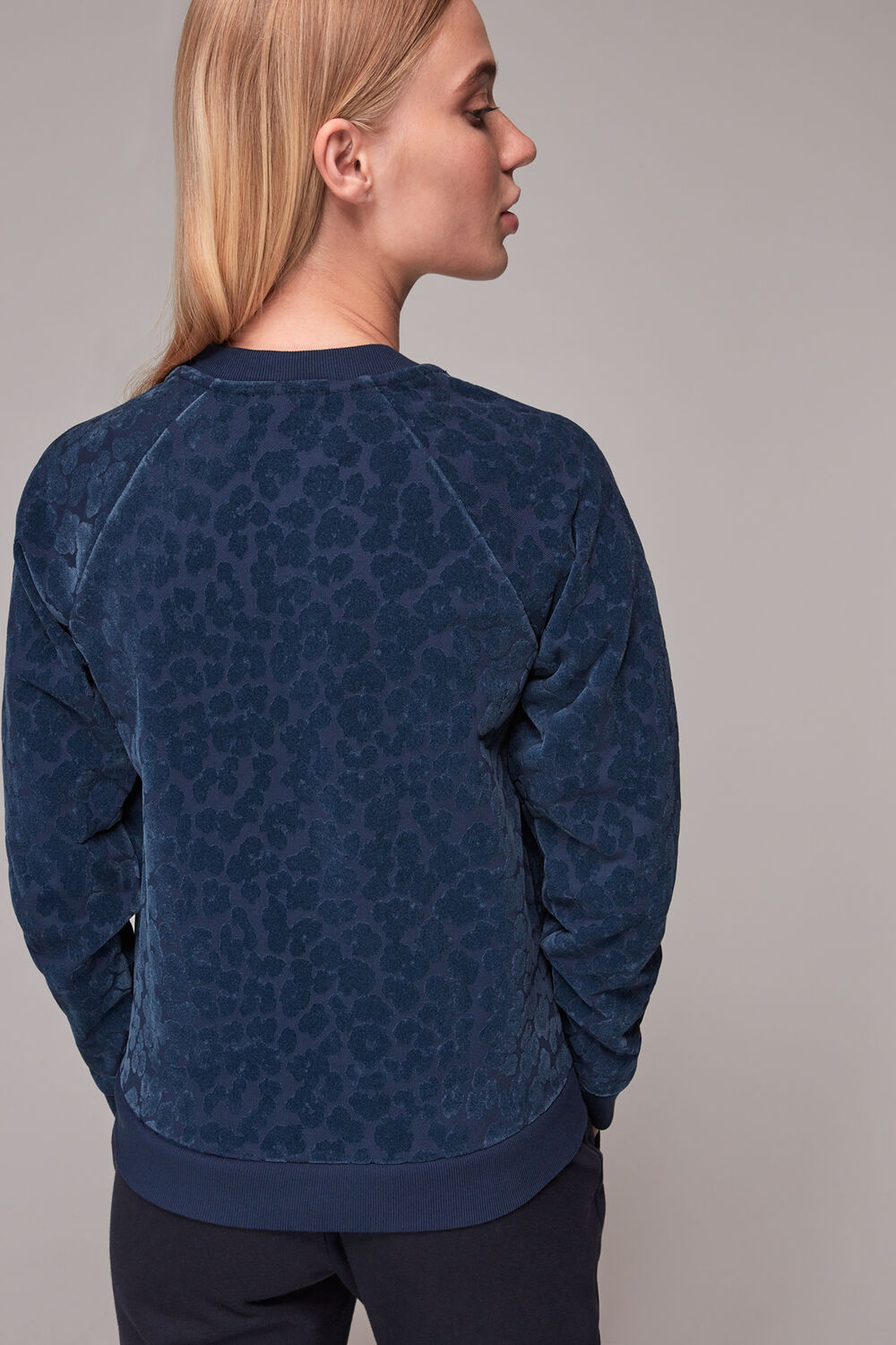 Smudge Animal Flocked Sweat