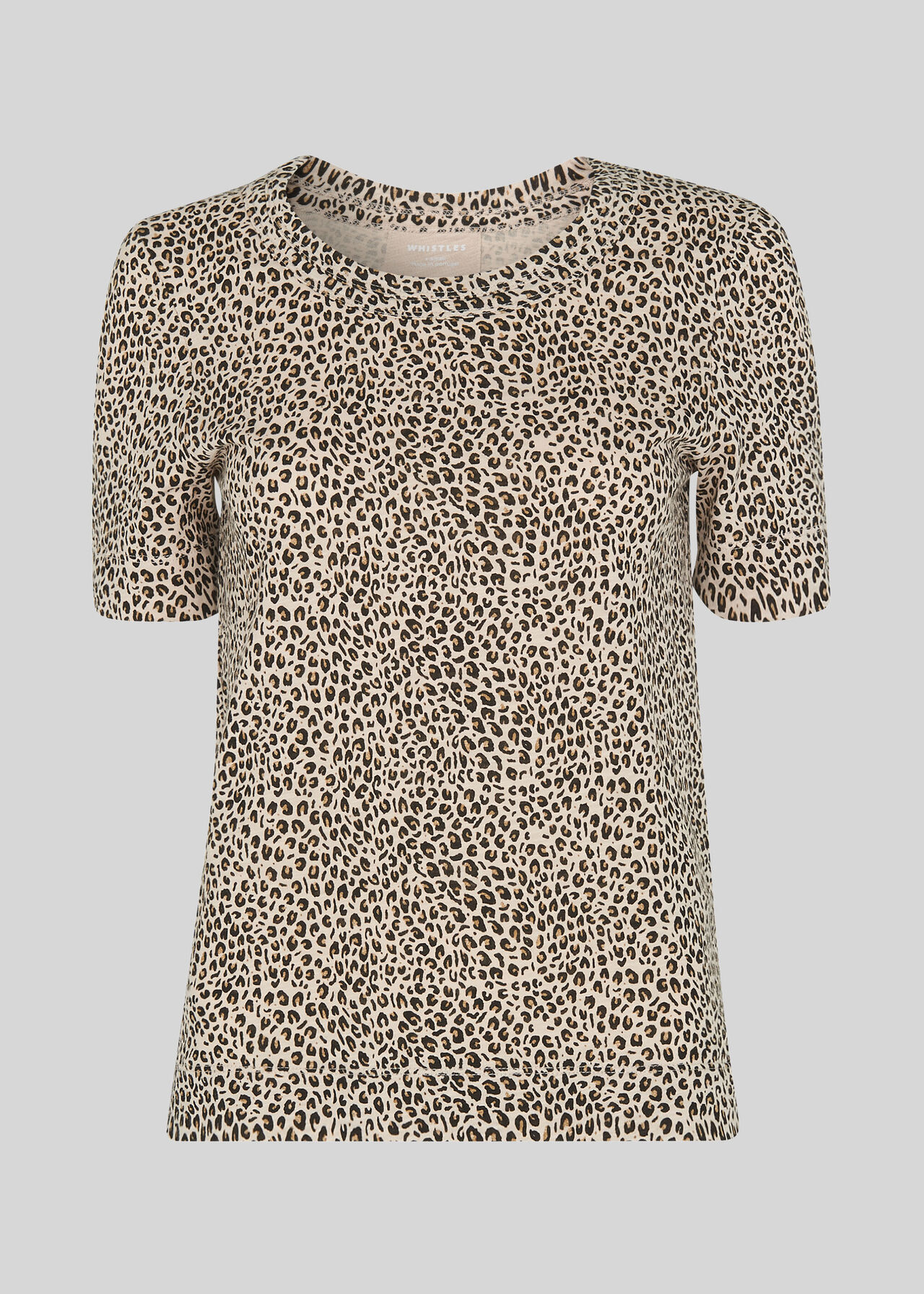Leopard Print Mini Leopard Rosa Tshirt | WHISTLES