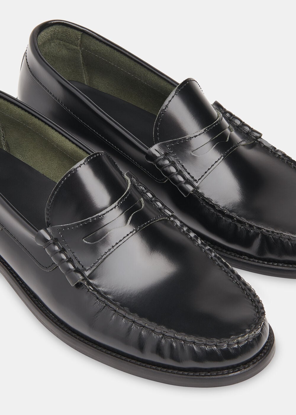Black Manny Slim Loafer