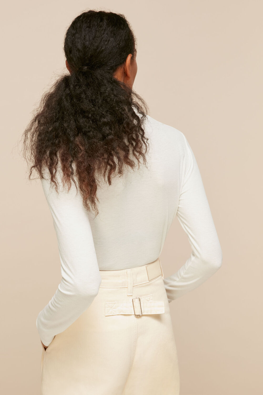 Essential Polo Neck Ivory