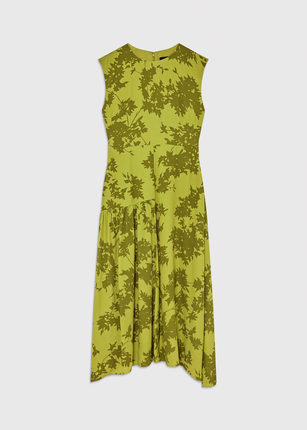 Petite Floral Asymmetric Dress