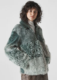 Hema Shearling Coat Mint