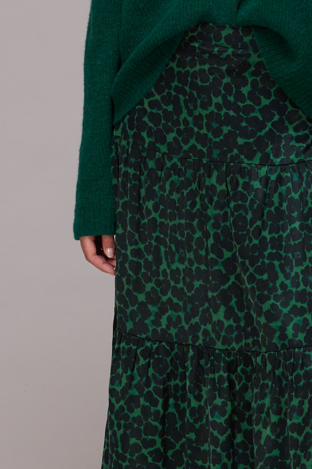 Smudge Animal Tiered Skirt
