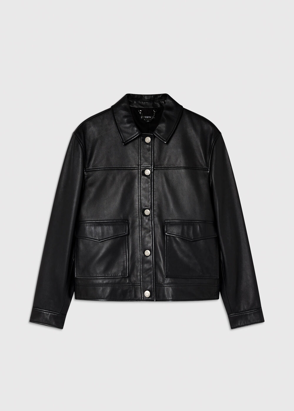 Natia Leather Western Jacket