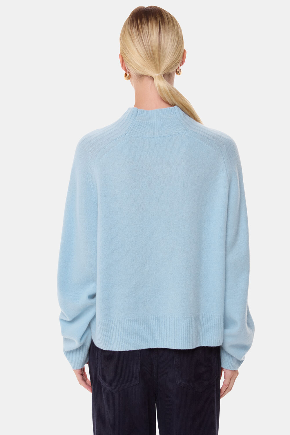 Funnel Neck Wool Knit