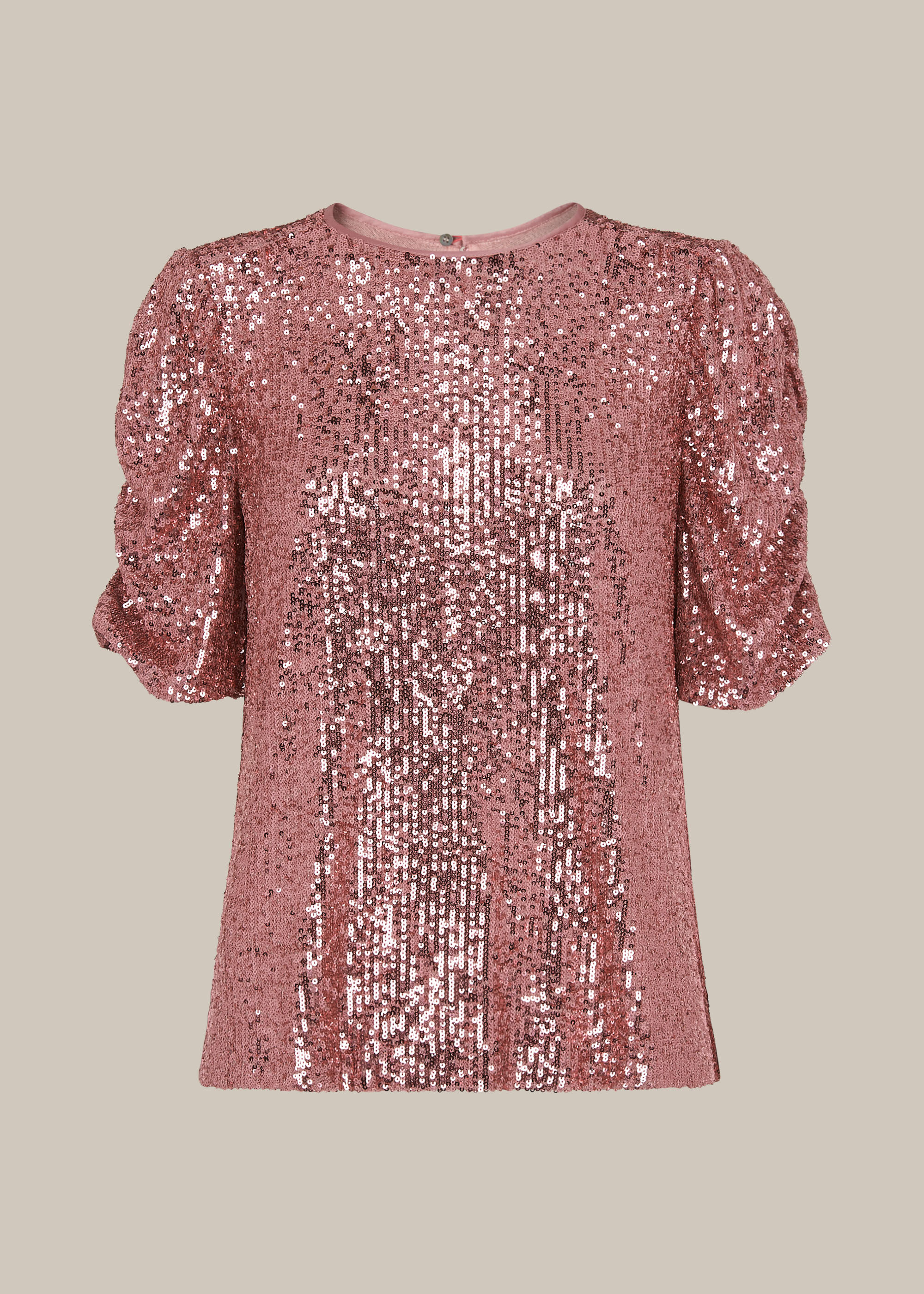 Blush sequin top clearance