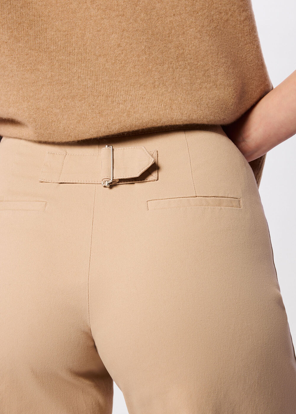 Wide Leg Casual Cotton Trouser