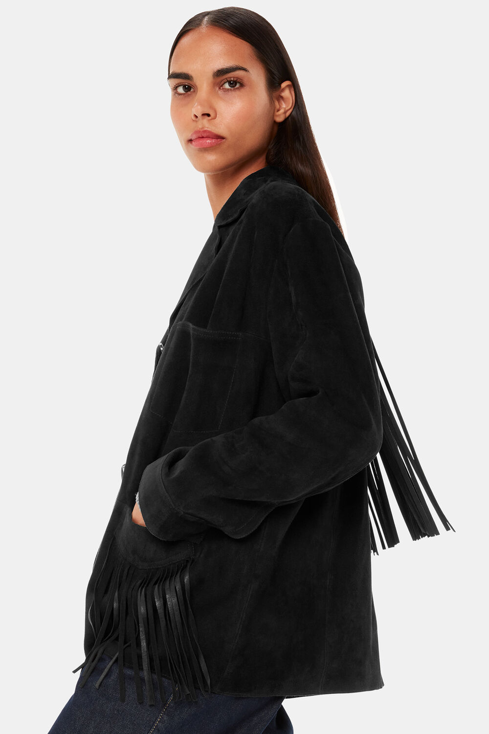 Lani Tassel Suede Jacket