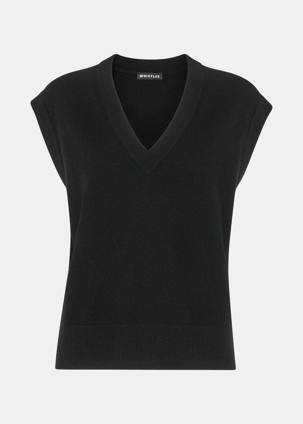 Cashmere V Neck Tank