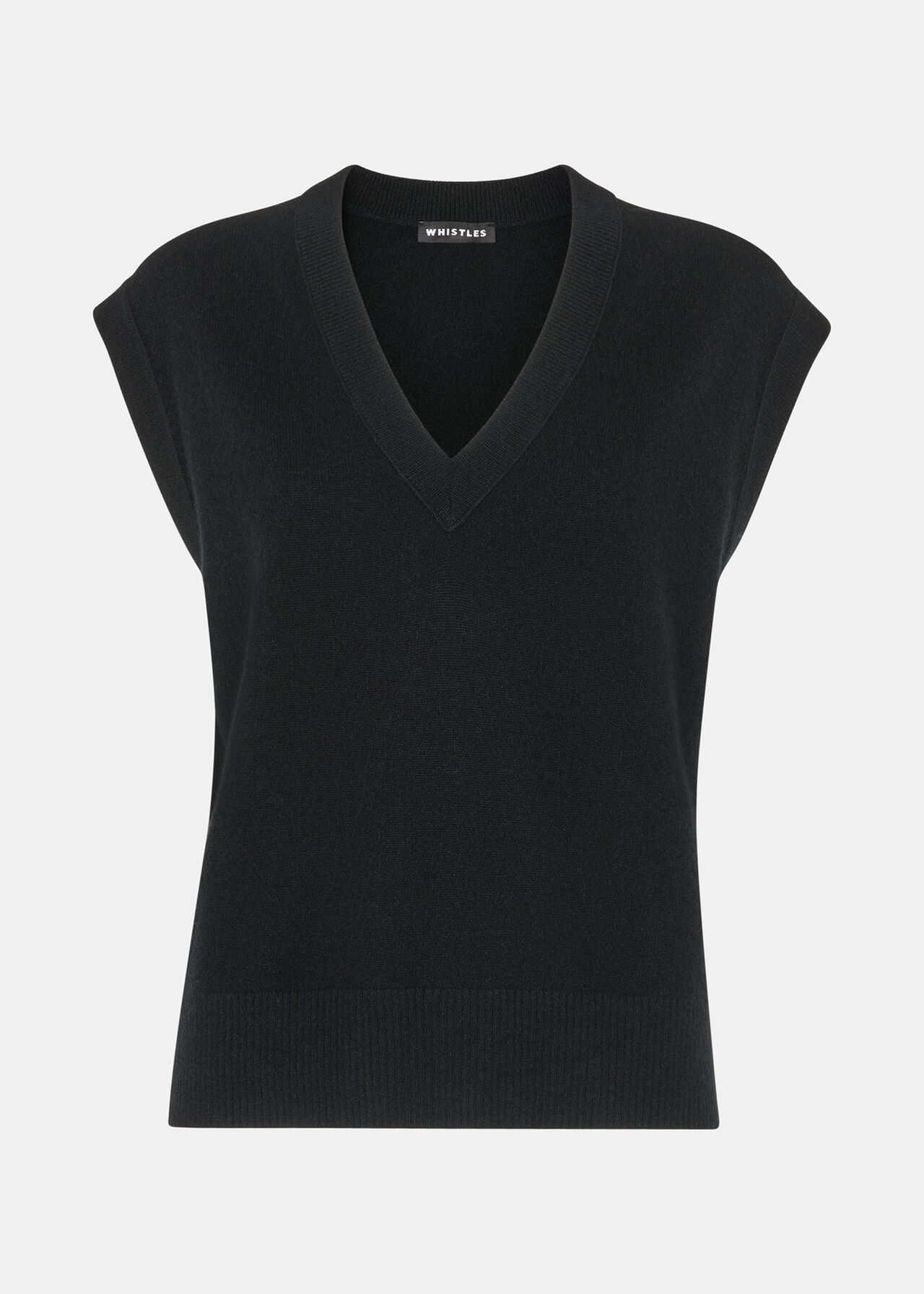 Cashmere V Neck Tank