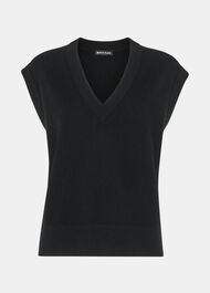 Cashmere V Neck Tank