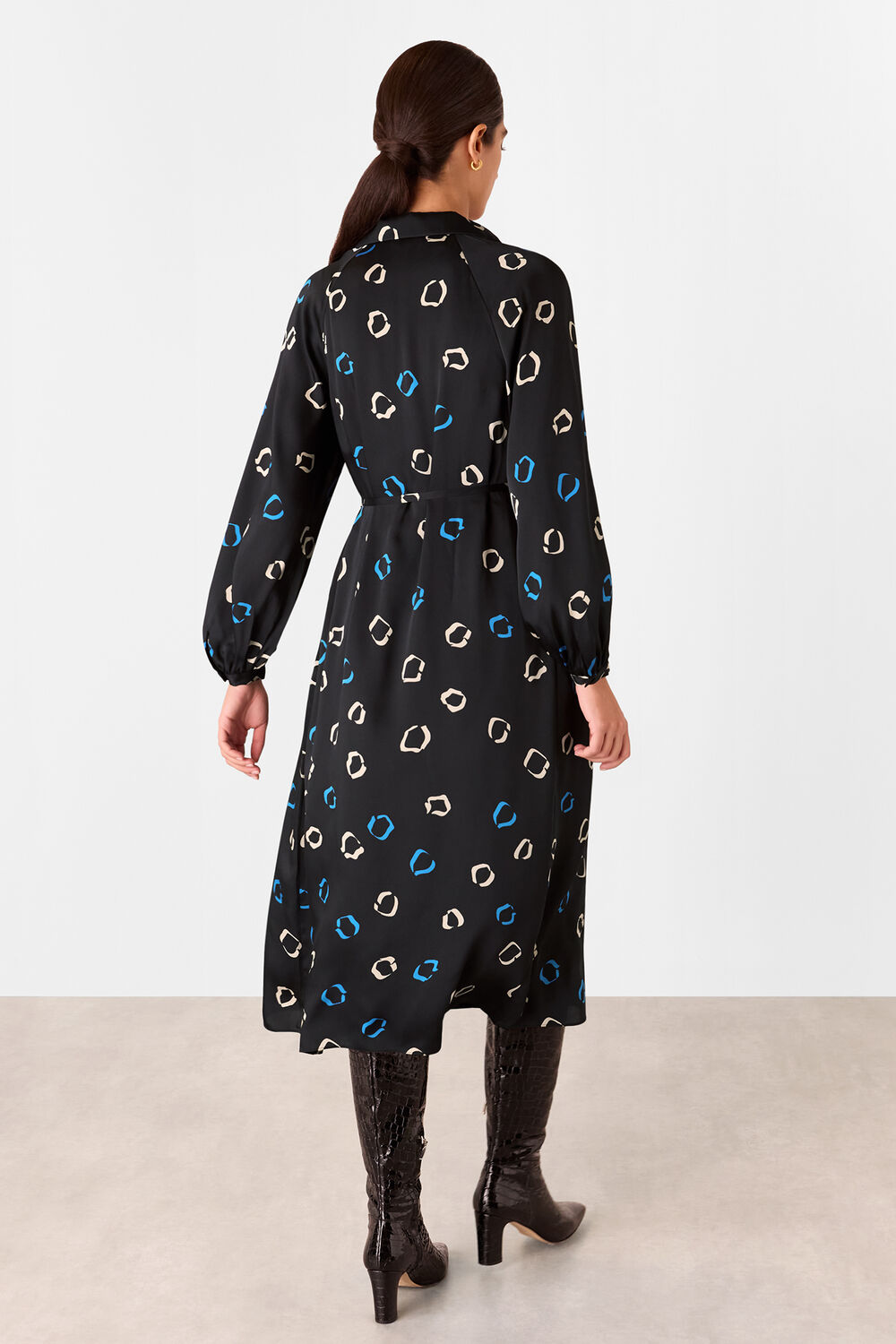 Scattered Hoops Midi Dress