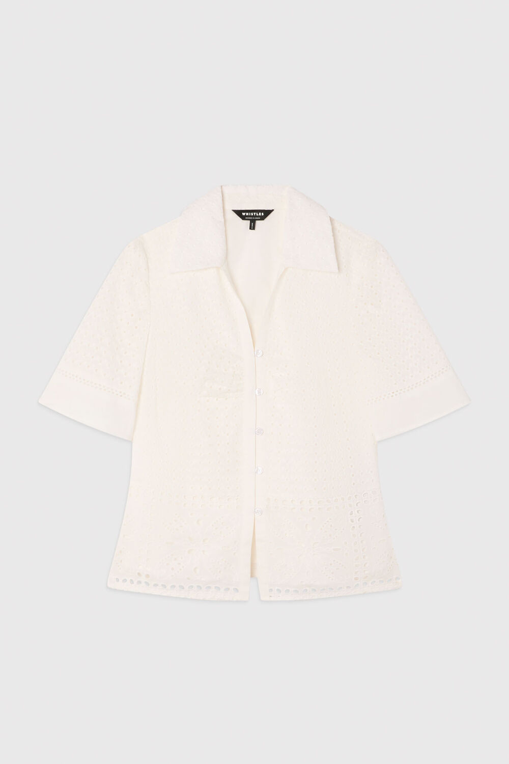 Cotton Broderie Shirt