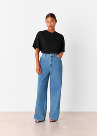 Petite Relaxed Straight Leg Jean