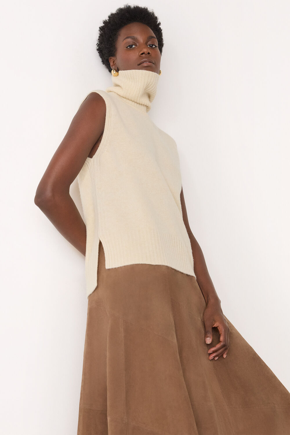 Roll Neck Detail Tank