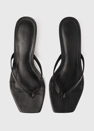 Toe Post Kitten Heel Mule