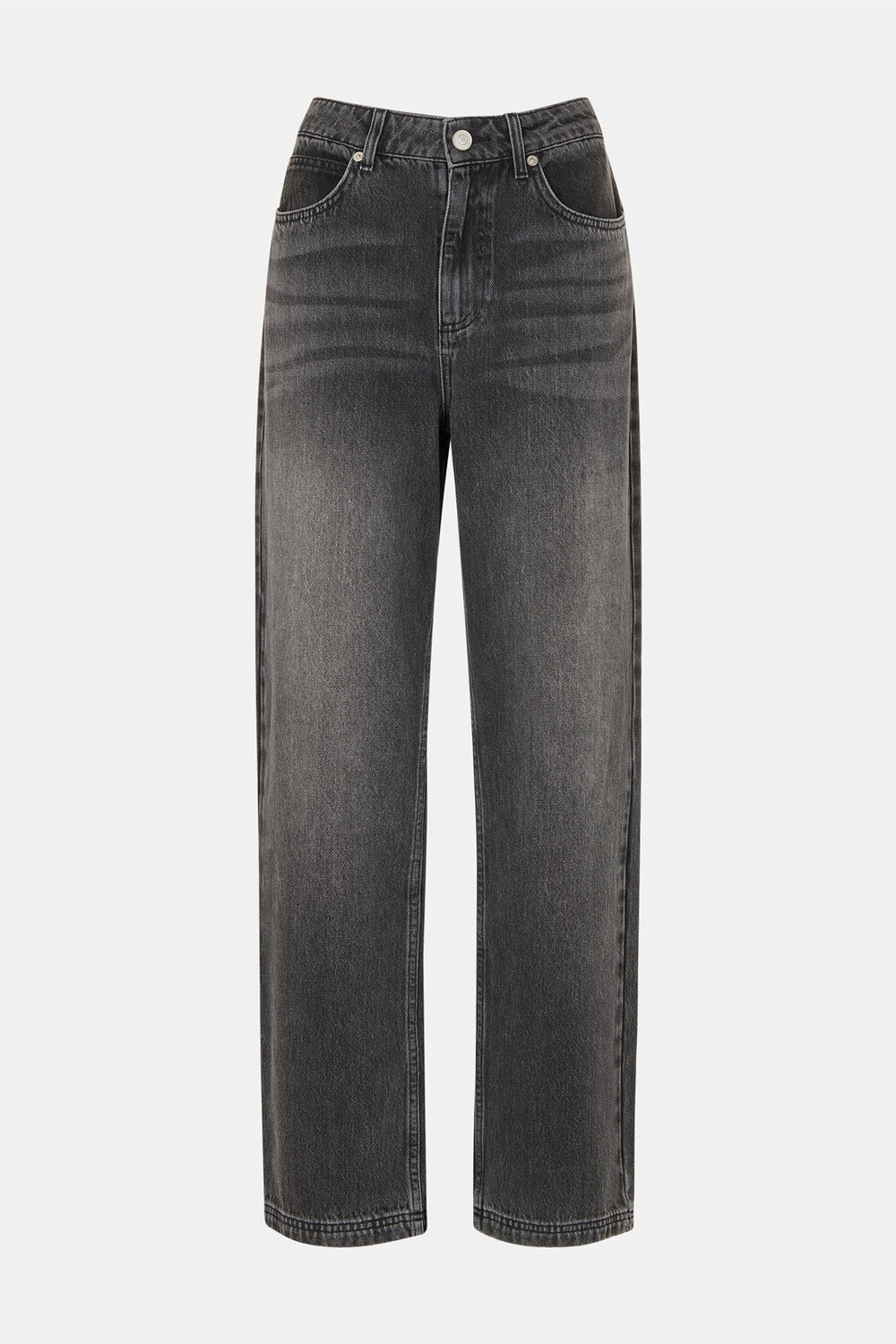 Grey Classic Straight Leg Jean
