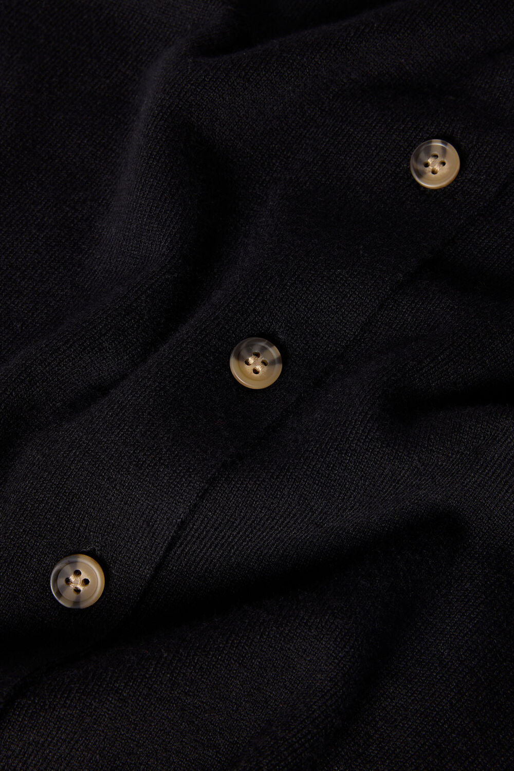 Black Lucy Button Front Knit Tank