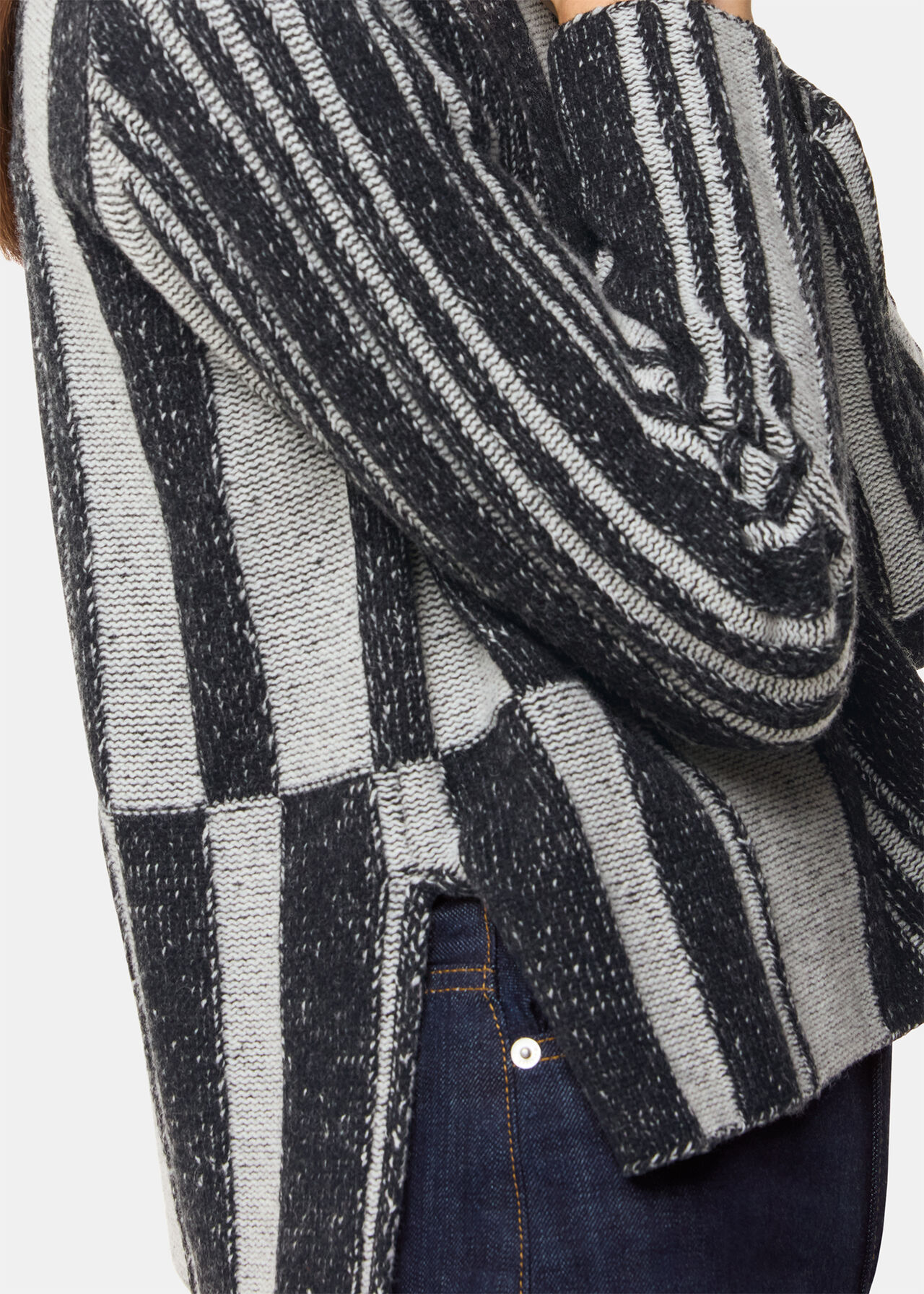 Block Stripe Wool Knit