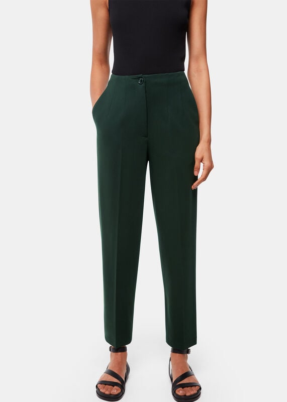 Dark Green Lila Ponte Pants 
