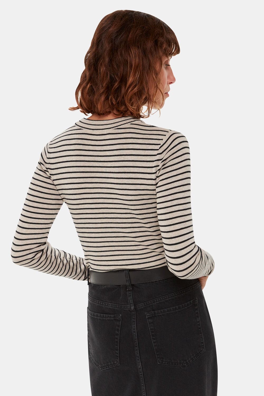 Fine Crew Stripe Knit