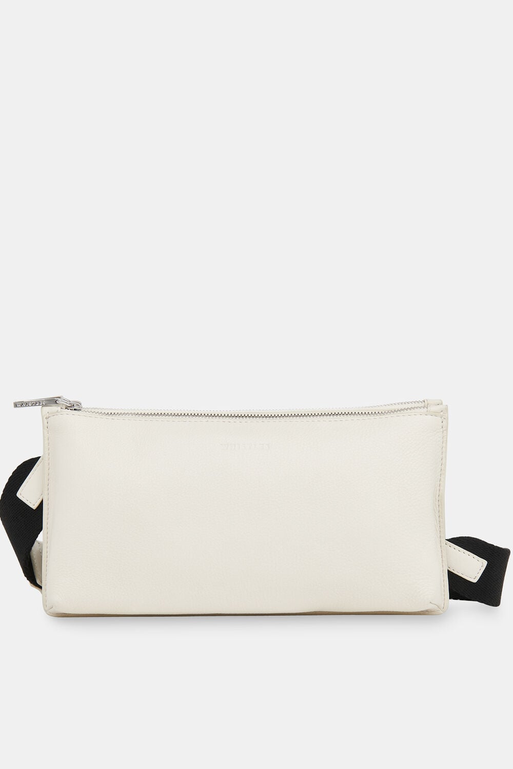 White Kai Double Pouch Crossbody Bag