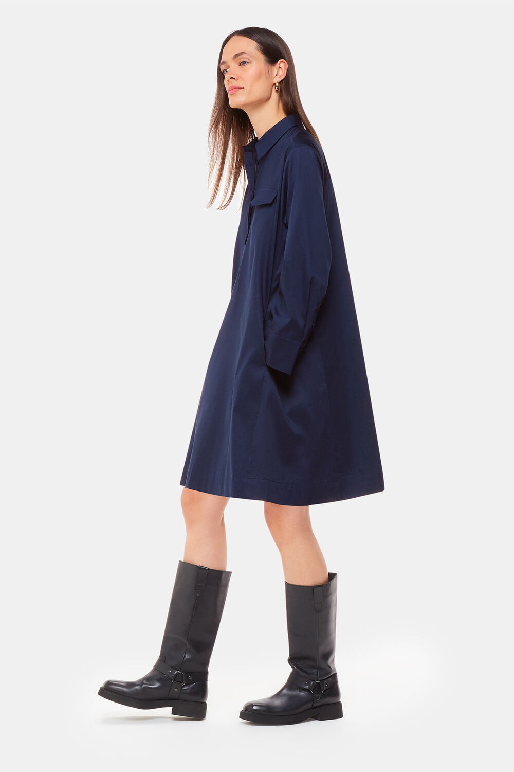 Lara Cotton Shirt Dress