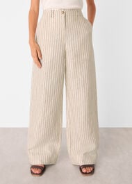Linen Stripe Trouser