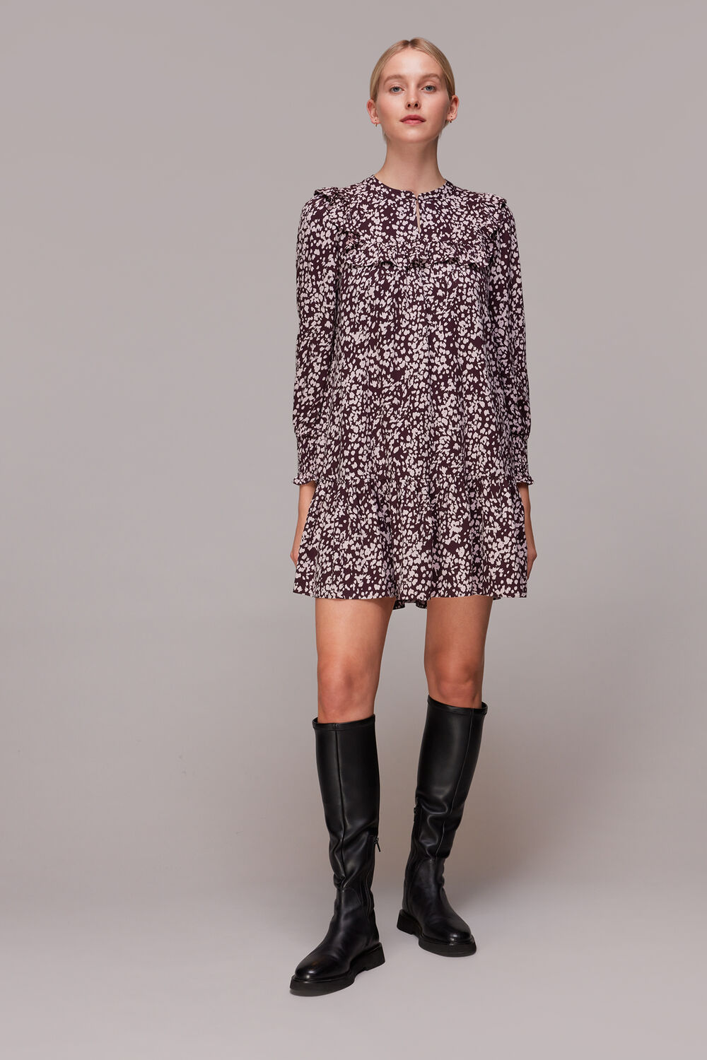Dashed Animal Flippy Dress