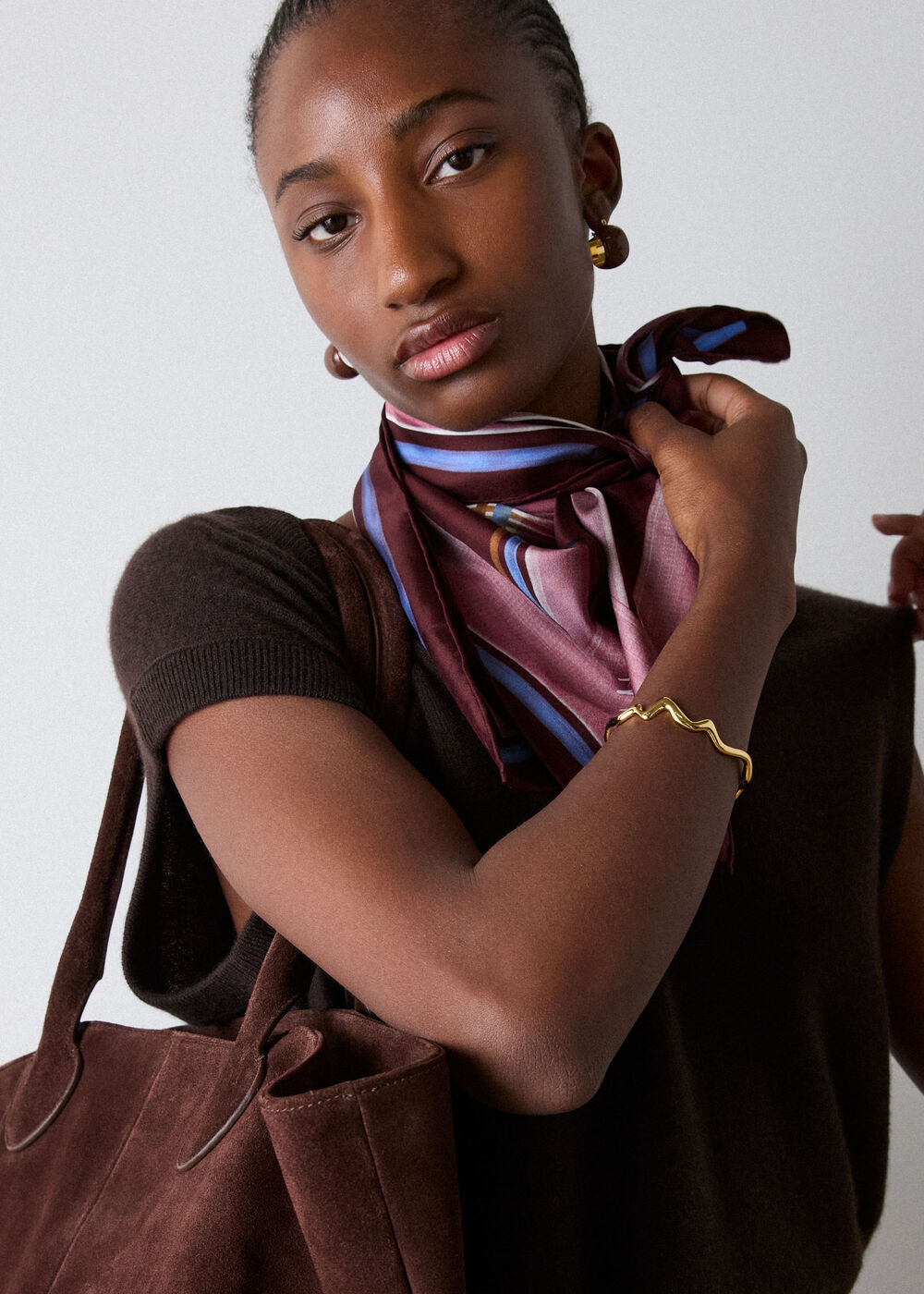 Limited Square Silk Scarf