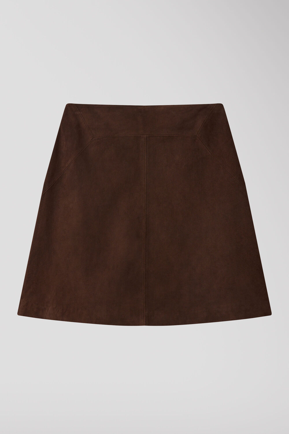Suede A Line Mini Skirt